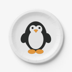 Cute Cartoon Penguin Papieren Bordje