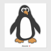 Cute Cartoon Penguin Sticker (Vel)