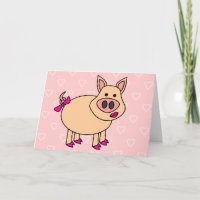 Cute Cartoon Pig