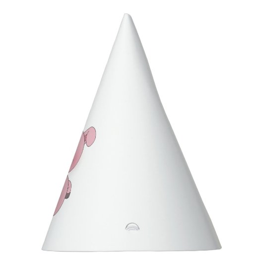 Cute Cartoon Pig Feesthoedjes (Rechts)