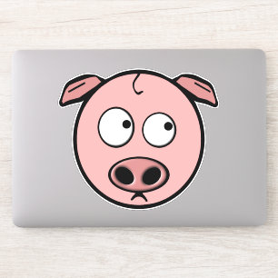 Cute Cartoon Pig Sticker