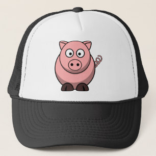 Cute Cartoon Pig Trucker Pet