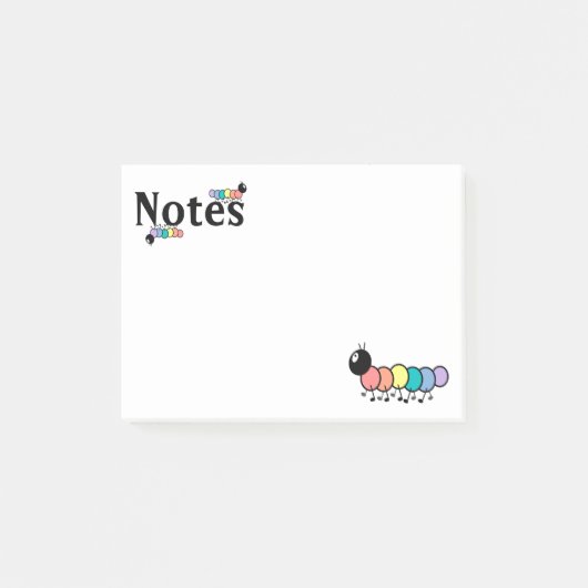 Cute Cartoon-pijlers Post-it® Notes (Voorkant)