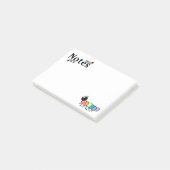 Cute Cartoon-pijlers Post-it® Notes (Schuin)