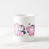 Cute Cartoon Pingouin Café Mug (Centre)