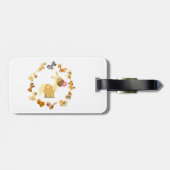 Cute Cartoon Ponies Mandala Bagagelabel (Achterkant horizontaal)