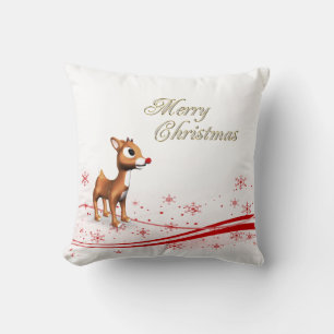 Cute Cartoon Reindekerst Kussen