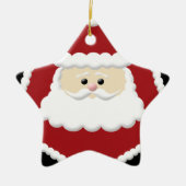 Cute Cartoon Santa Claus Ornament (Voorkant)