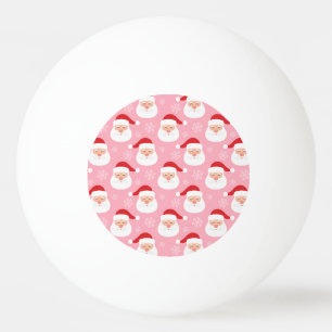 Cute Cartoon Santa Faces Pingpongballen