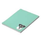 Cute Cartoon Schnauzer! Notitieblok (Gedraaid)