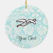 Cute Cartoon Seagull Keramisch Ornament (Achterkant)