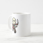 Cute Cartoon Serial Killer Koffiemok (Voorkant links)