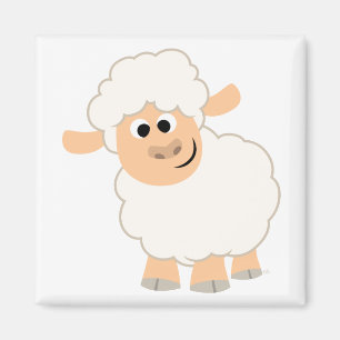 Cute Cartoon Sheep Magnet Magneet