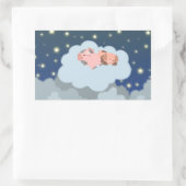 Cute Cartoon Slumbering Piglets Sticker (Tas)