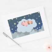 Cute Cartoon Slumbering Piglets Sticker (Envelop)