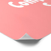 Cute Cartoon - Soy Bean complimenteert Tofu Poster (Hoek)