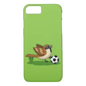Cute Cartoon Sparrow Pplay Soccer Case-Mate iPhone Case (Achterkant)