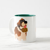 Cute Cartoon St Bernard Mok (Voorkant links)