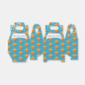 Cute Cartoon Starfish Blue Ocean Classic Bedankdoosjes (Uitgevouwen)