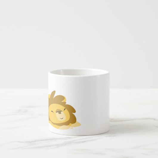 Cute Cartoon Stretting Lion Spécialité Mug (Devant)