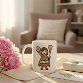 Cute Cartoon Super Mum Personalized Mug