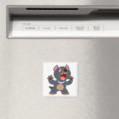Cute Cartoon Tasmanian Devil Magnet Magneet (Insitu (Vaatwasser))