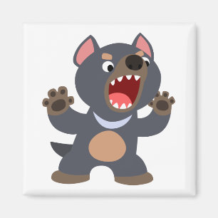 Cute Cartoon Tasmanian Devil Magnet Magneet