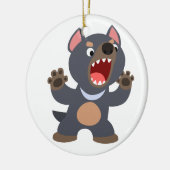 Cute Cartoon Tasmanian Devil Ornament (Links)