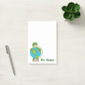 Cute Cartoon Teacher Post It Notes (Kantoor)