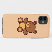 Cute Cartoon Teddybeer iPhone 5 Barely There Case (Achterkant (horizontaal))