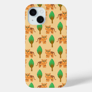 Cute Cartoon Tiger Pattern