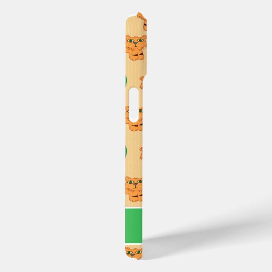 Cute Cartoon Tiger Pattern - Gepersonaliseerd Case-Mate iPhone Case (Achterkant / Rechts)