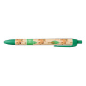 Cute Cartoon Tiger Pattern - Gepersonaliseerd Zwarte Inkt Pen (Bodem)