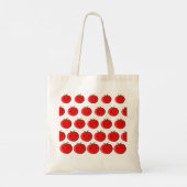 Cute Cartoon Tomato Pattern Tote Bag (Achterkant)