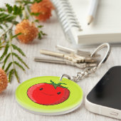 Cute Cartoon Tomato Sleutelhanger (Voorkant Rechts)