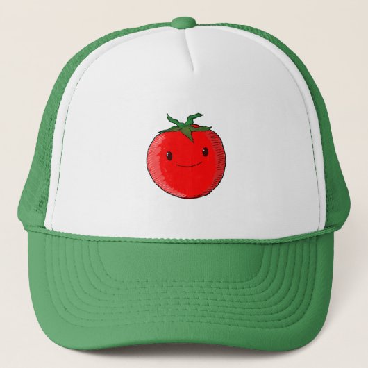 Cute Cartoon Tomato Trucker Pet (Voorkant)