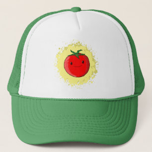 Cute Cartoon Tomato Trucker Pet