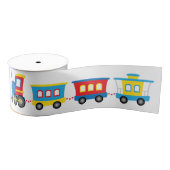 Cute Cartoon Train Grosgrain Lint (Spoel)