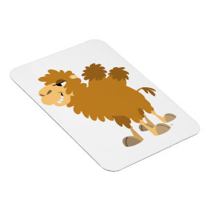 Cute Cartoon Two-Humped Camel Flexible Magnet Magneet