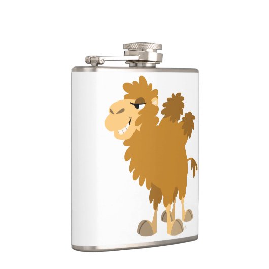 Cute Cartoon Two-Humped Camel Hip Flask Heupfles (Rechts)