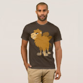 Cute Cartoon Two-Humped Camel T-Shirt (Voorkant volledig)