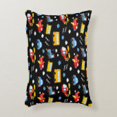 Cute Cartoon Vehicles Pattern  Accent Kussen (Voorkant(Verticaal))