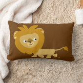 Cute Cartoon Walking Lion Pillow Kussen (Deken)
