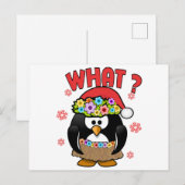 Cute Cartoon Xmas Briefkaart (Voorkant / Achterkant)