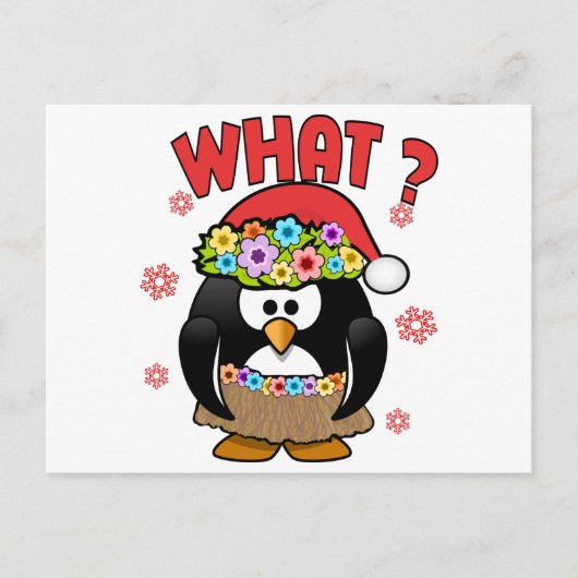 Cute Cartoon Xmas Briefkaart (Voorkant)