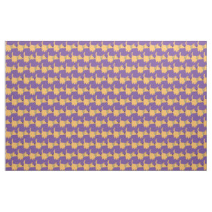 Cute Cartoon Yellow Labrador Fabric Stof