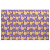 Cute Cartoon Yellow Labrador Tissu (Fat Quarter)