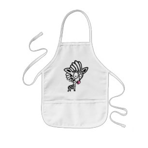 Cute Cartoon Zebra Kinder Schort