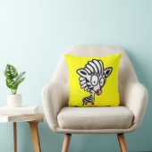 Cute Cartoon Zebra Kussen (Stoel)