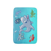 Cute Cartoon Zee creaties Badmat (Voorkant Verticaal)